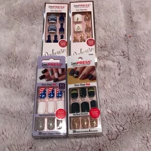 Brand New ImPress Gel Press On Nails